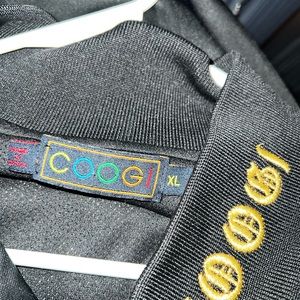 COOGI Men’s Track Suit Jacket Size XL Black and Gold